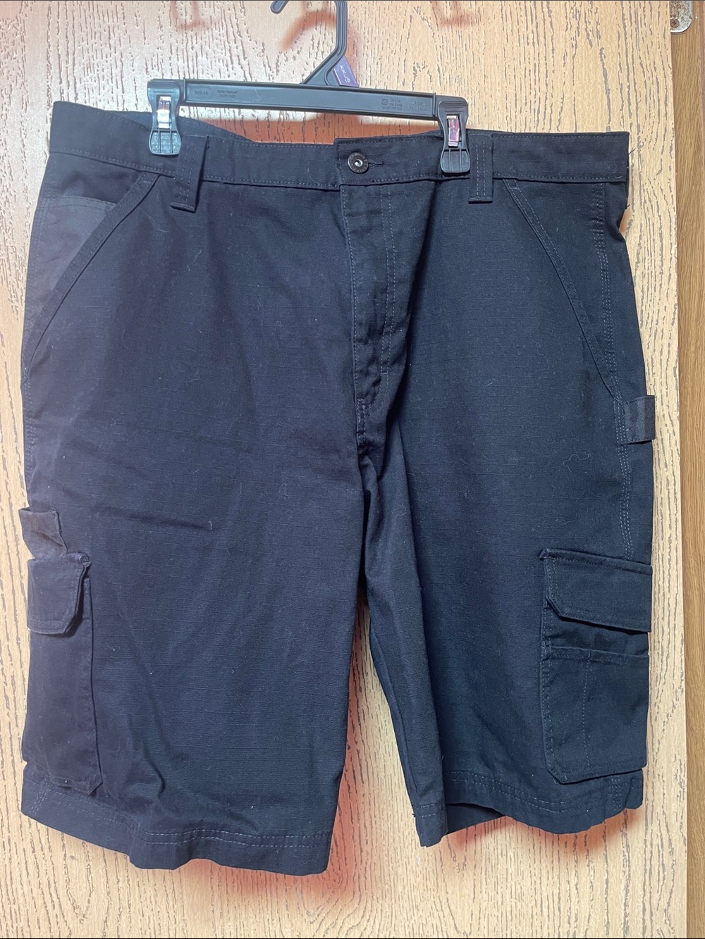 Dickies Black Cargo Shorts with Utility Pockets